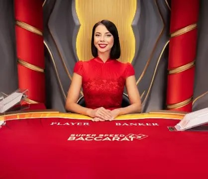 Super Speed Baccarat game by Evolution – logo hosted on Monro Casino